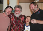 David Campbell, Mike Wood, Dulcie 'the duck' Heimen, & Norm Andresen